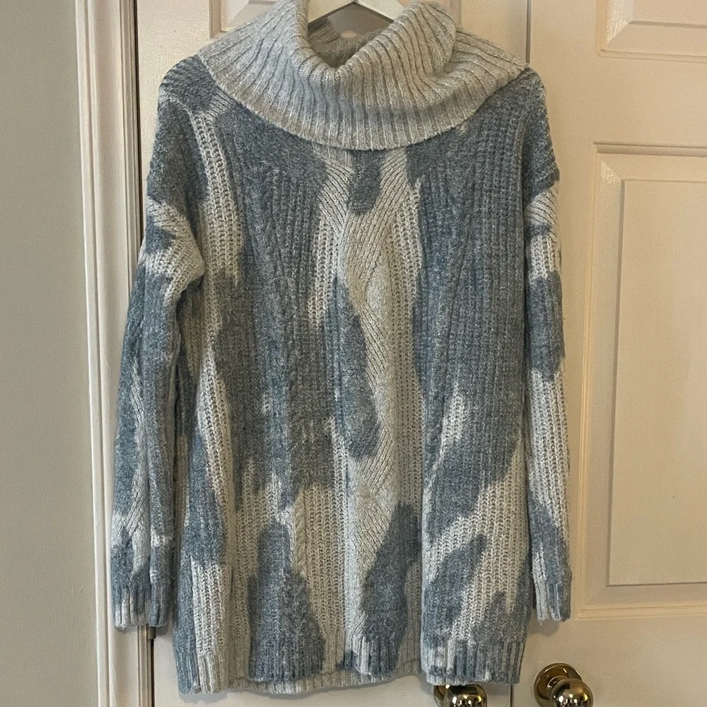 Cozy PILCRO Anthropologie Small Cowl Neck Knit Sweater - Soft Girl Aesthetic - Picture 7 of 7